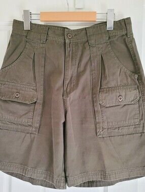 CABELA'S 7 Pocket Hiker.Military/Utility/Hiking/Cargo Pocket, Olive Green Shorts